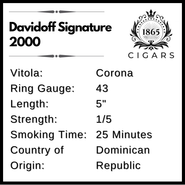 Davidoff Signature 2000 Cigar - Image 2