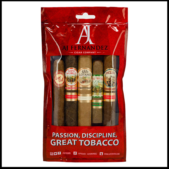 A.J. Fernandez Premium Robusto Sampler Pack - 5 Cigars
