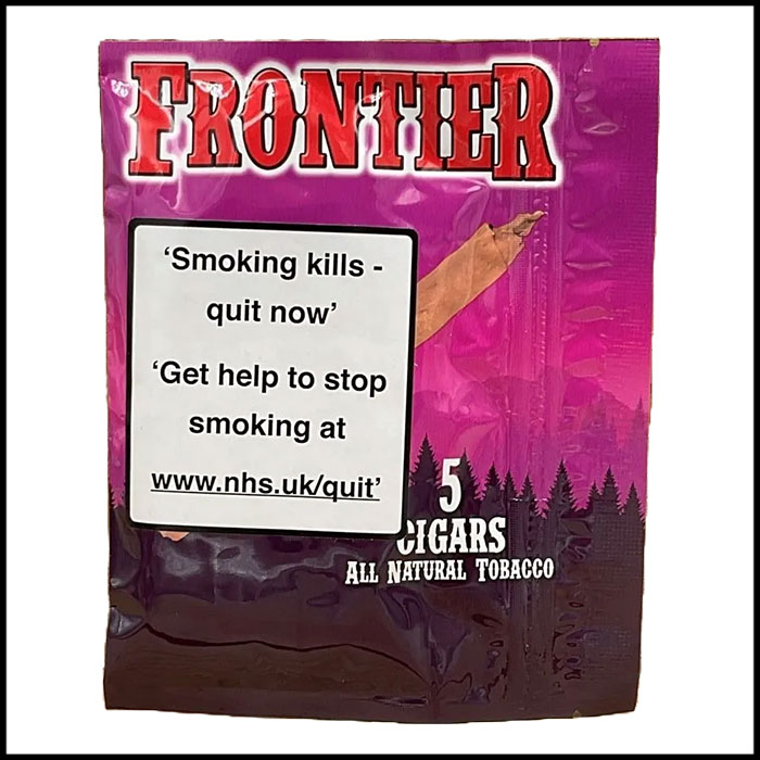 Frontier Cheroot Purple (Honey Berry) Cigars - Pack of 5